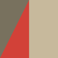 Black/Scarlet Red/Khaki product color swatch