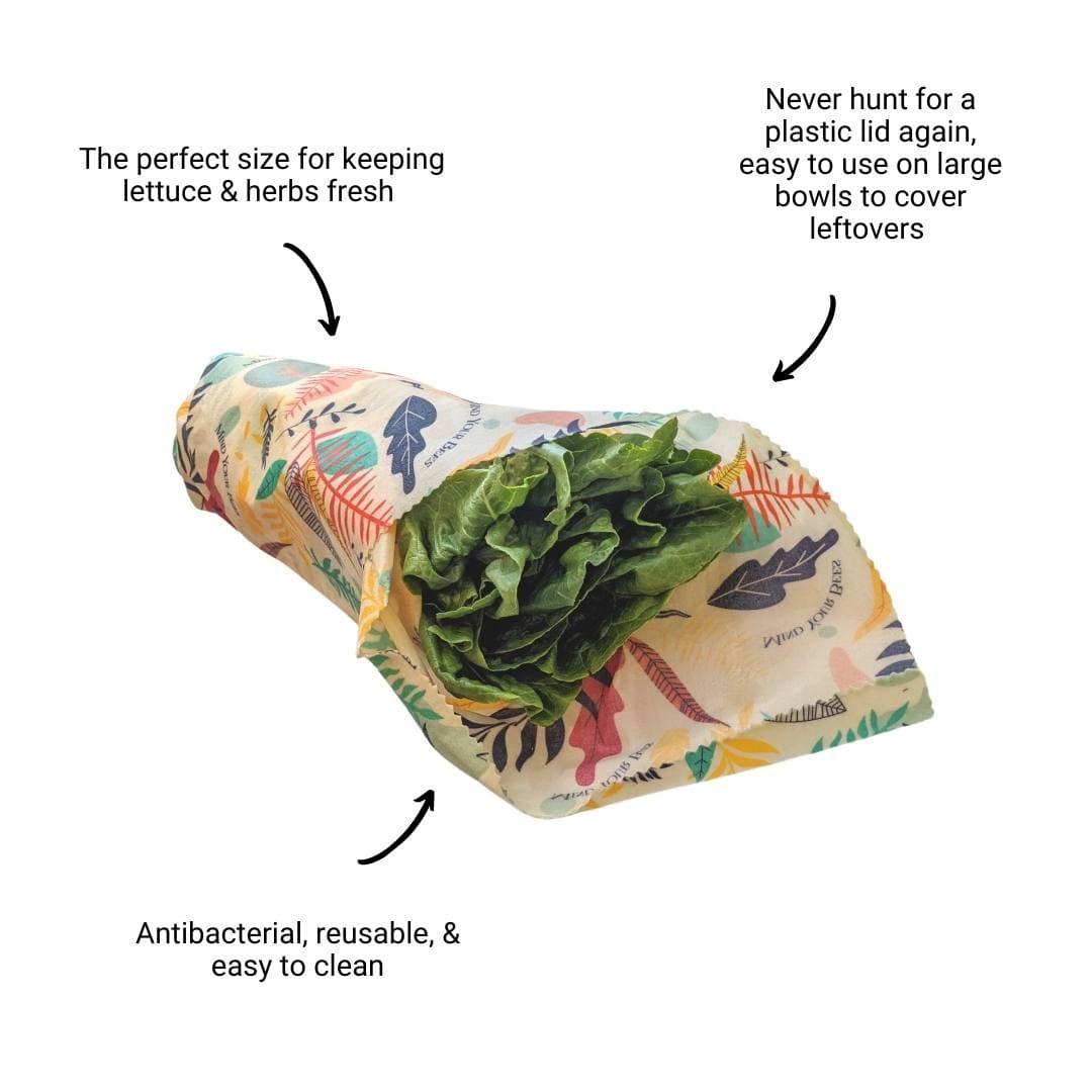 The Mini Set - 2 Piece Beeswax Wrap Set with Pre-Designed Print thumbnail 6