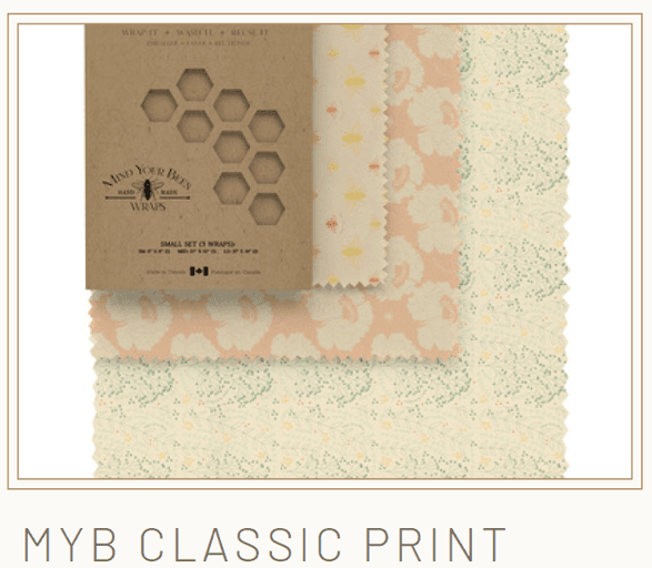 The Mini Set - 2 Piece Beeswax Wrap Set with Pre-Designed Print thumbnail 5