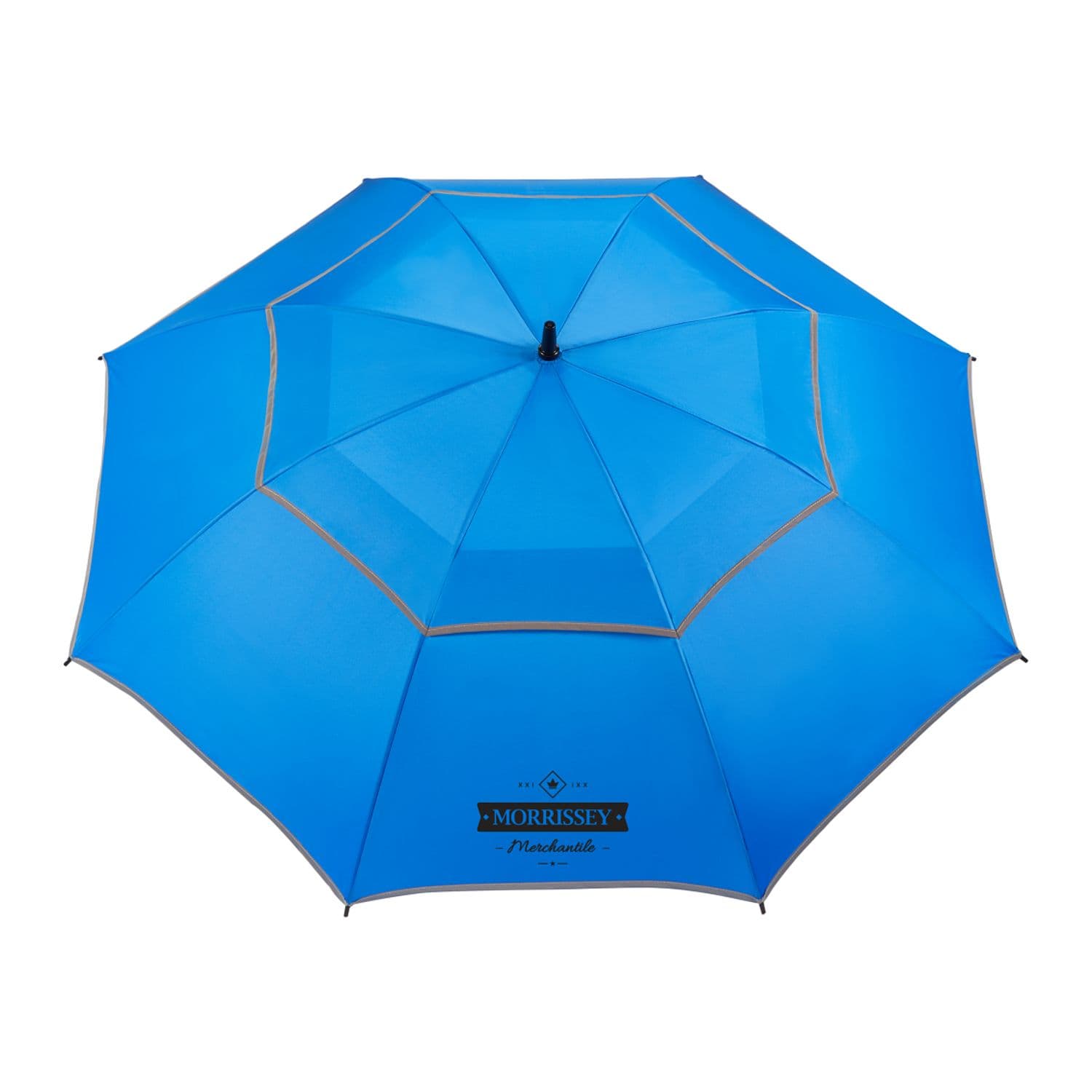 Recycled 62" Golf Umbrella with Reflective Trim - Main product view 1