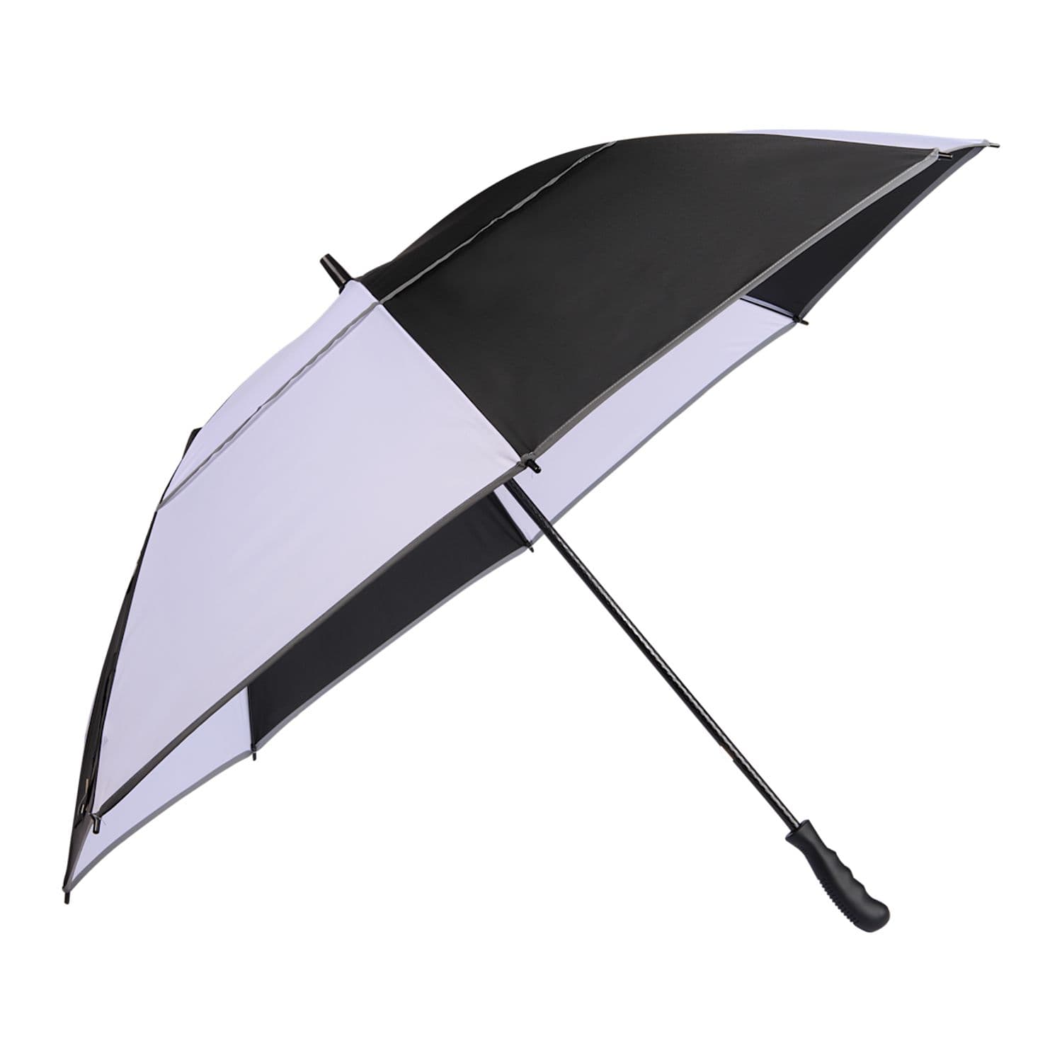 Recycled 62" Golf Umbrella with Reflective Trim thumbnail 11