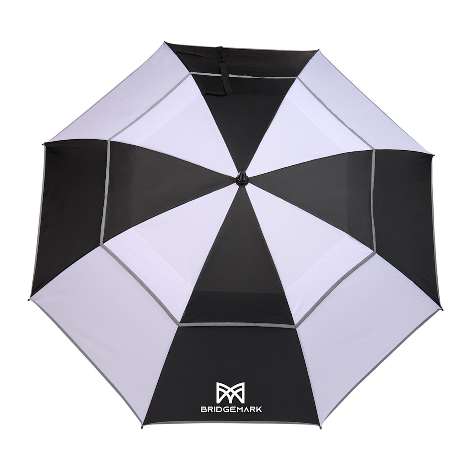 Recycled 62" Golf Umbrella with Reflective Trim thumbnail 14