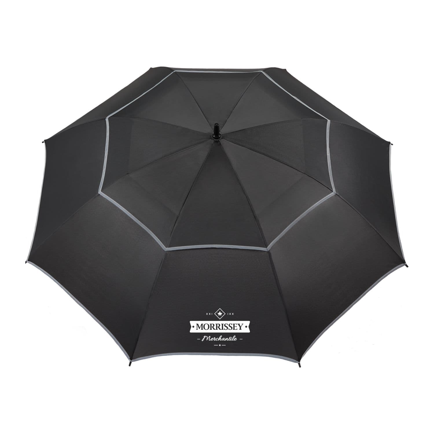 Recycled 62" Golf Umbrella with Reflective Trim thumbnail 6