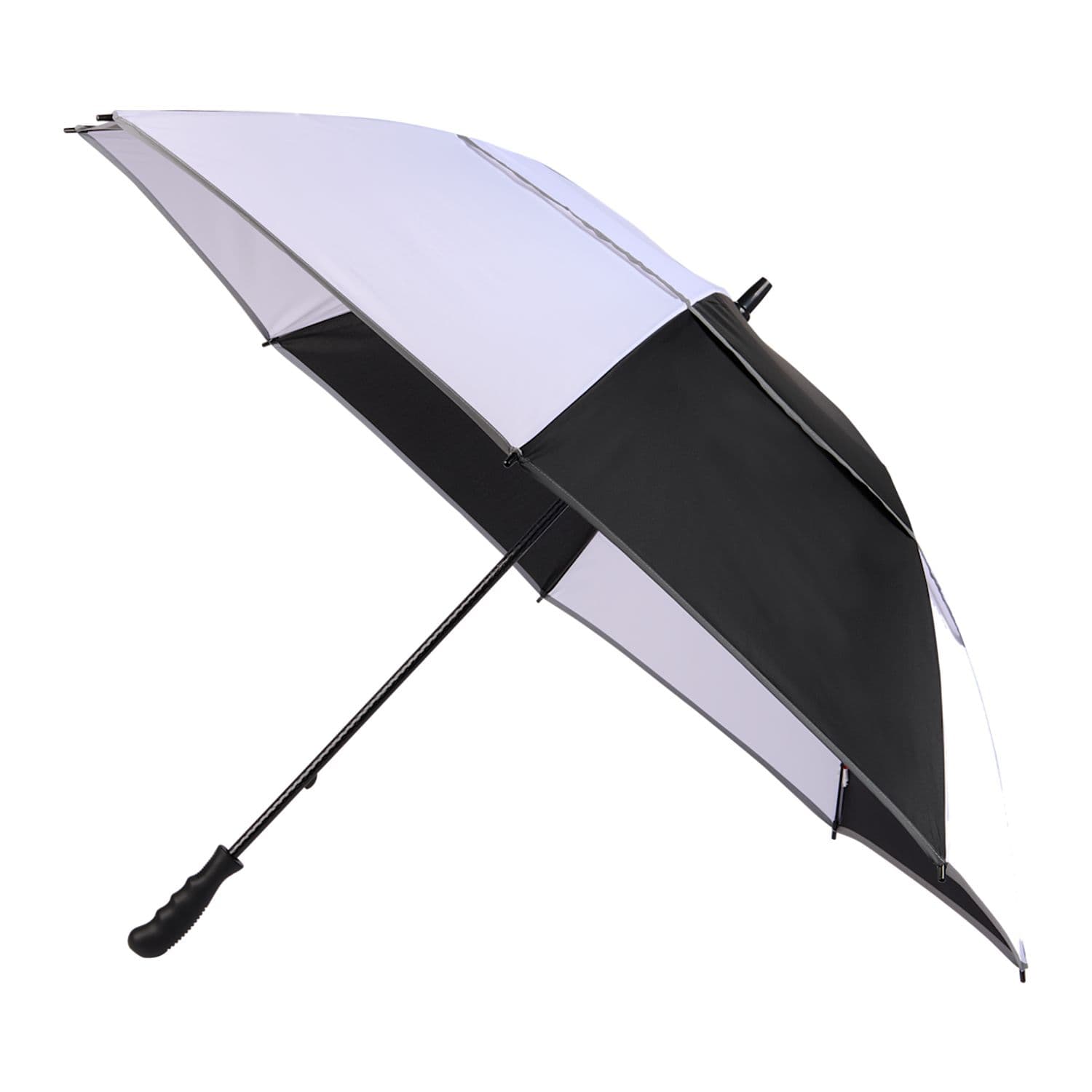 Recycled 62" Golf Umbrella with Reflective Trim thumbnail 8