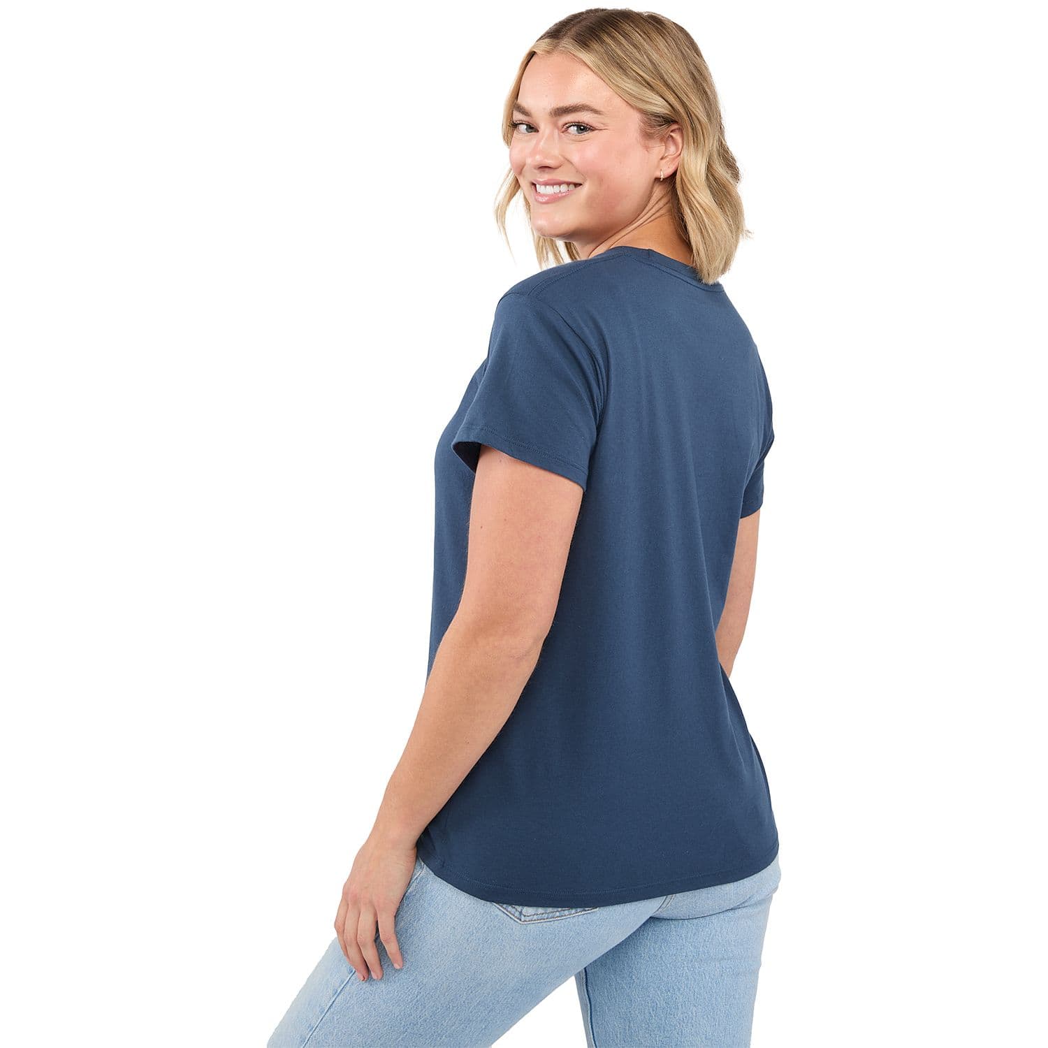 USA Made Classic Crew Neck T-Shirt-Women's thumbnail 7