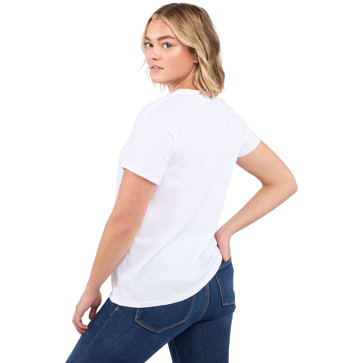 USA Made Classic Crew Neck T-Shirt-Women's thumbnail 4