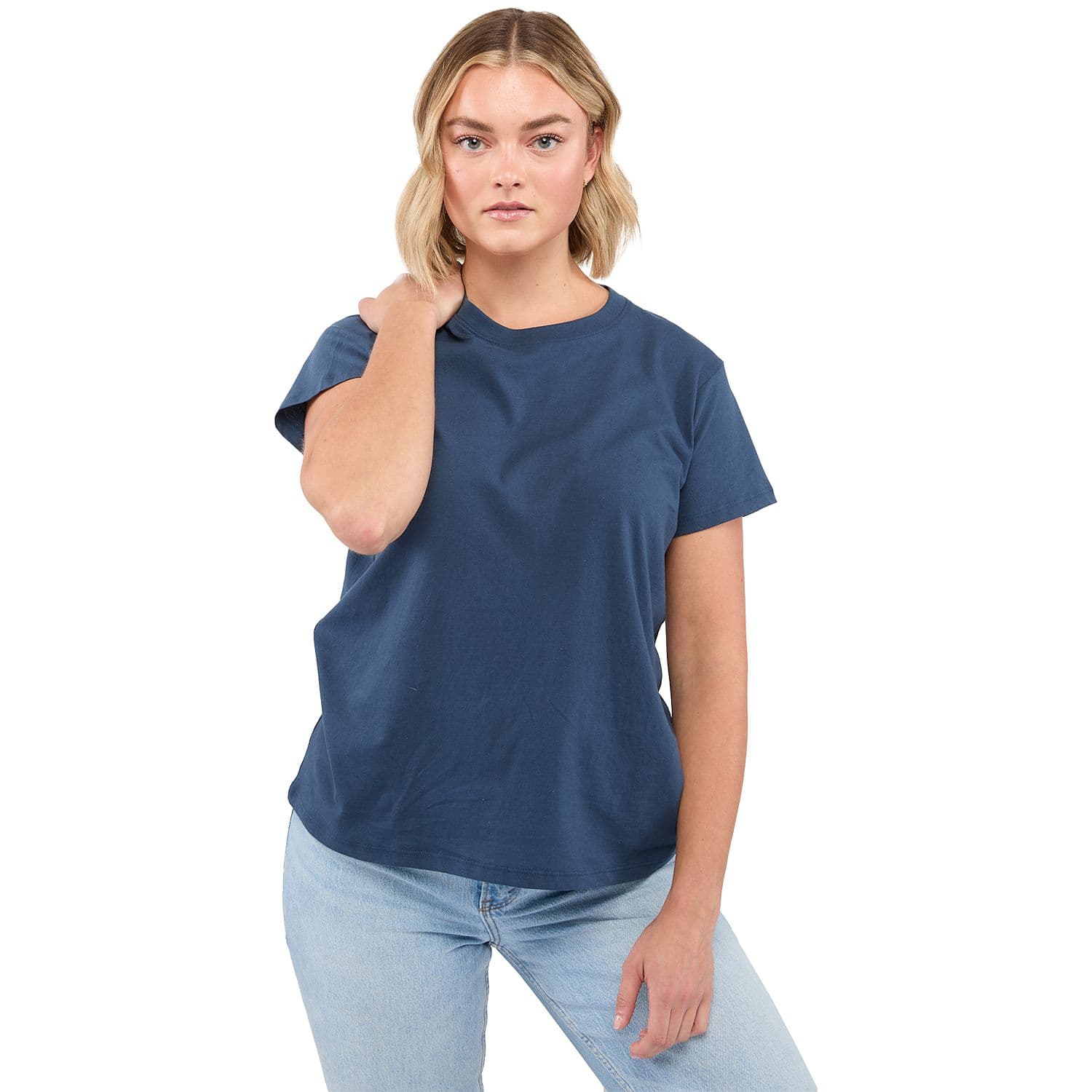 USA Made Classic Crew Neck T-Shirt-Women's thumbnail 6