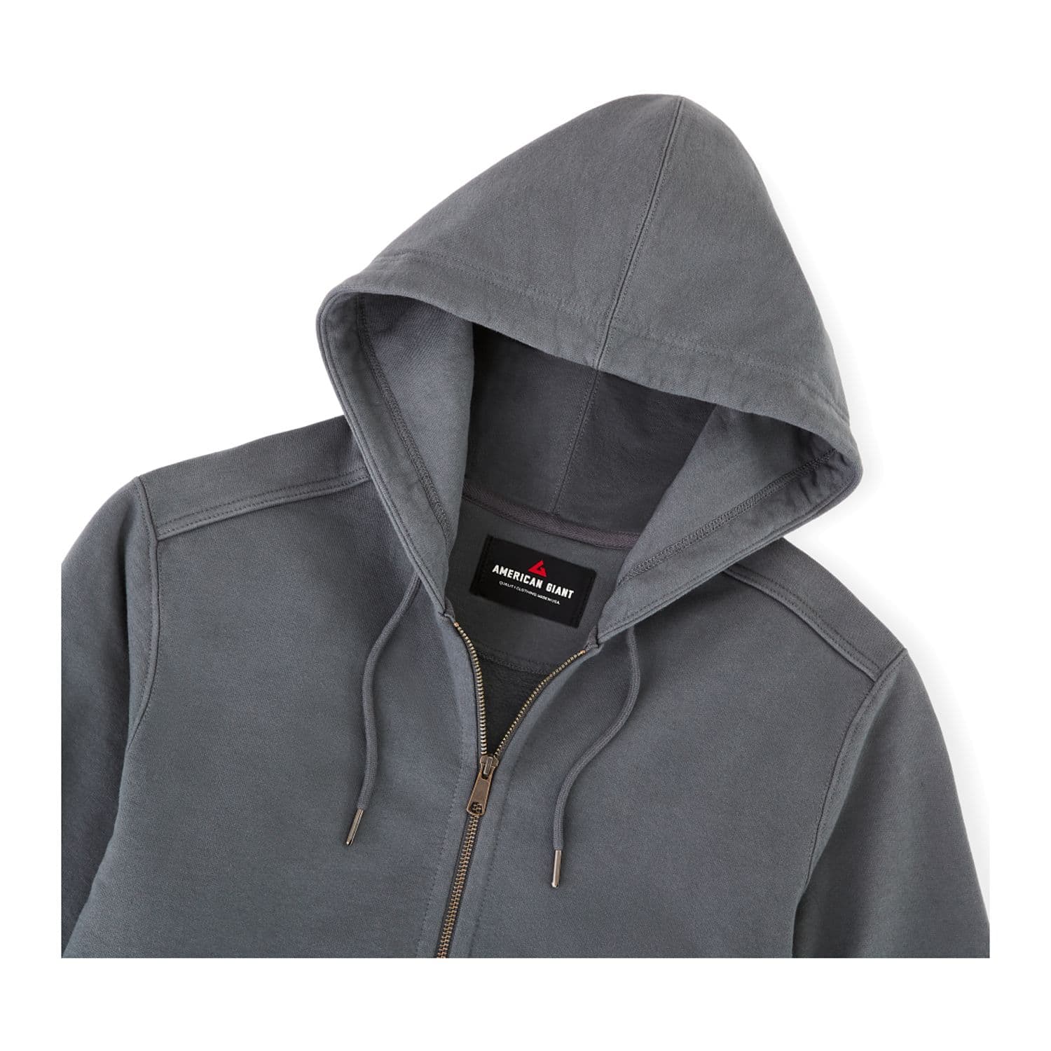 USA Made Iconic Heavyweight Fleece Full‑Zip Hoodie-Men's thumbnail 8