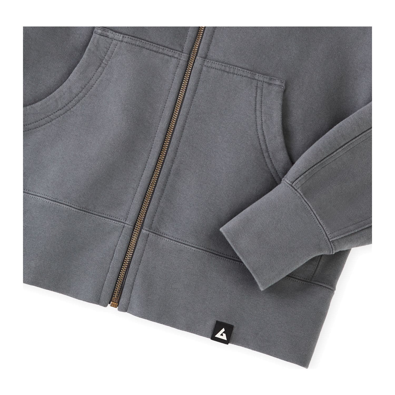 USA Made Iconic Heavyweight Fleece Full‑Zip Hoodie-Men's thumbnail 9