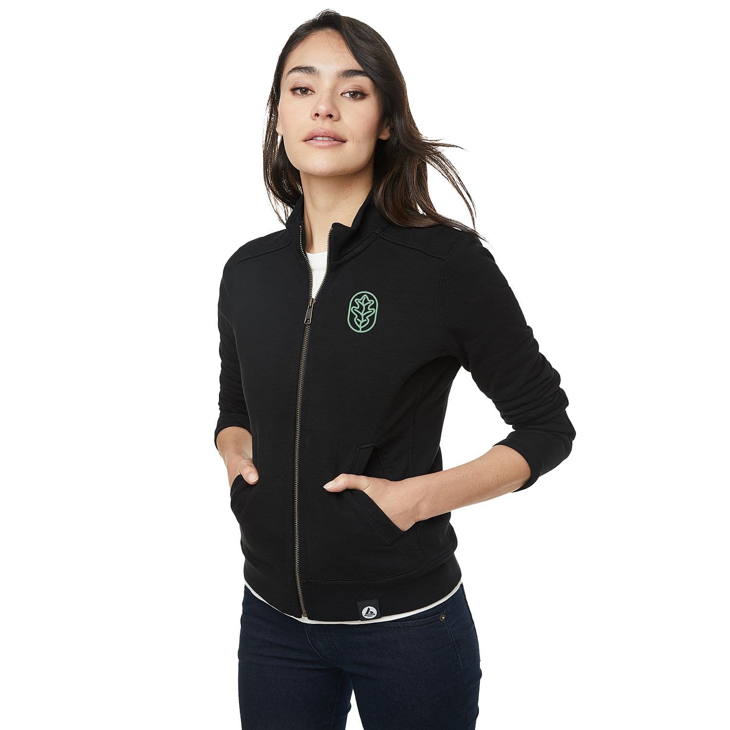 USA Made Essential Full Zip Jacket-Women's - Main product view 1