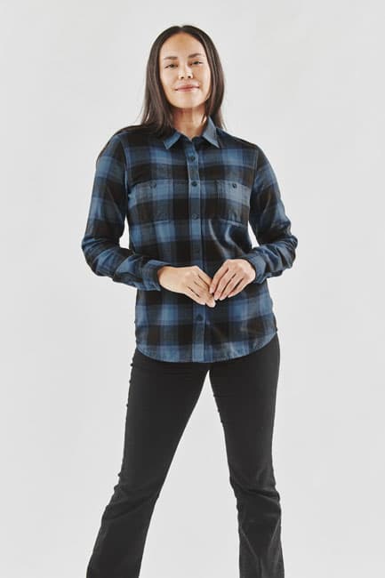 Bayshore Long Sleeve Plaid Shirt-Women's thumbnail 8