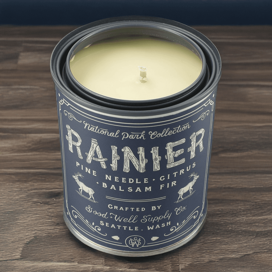 Rainier Natural Park Candle in Tin Can 14 Oz - Main product view 1