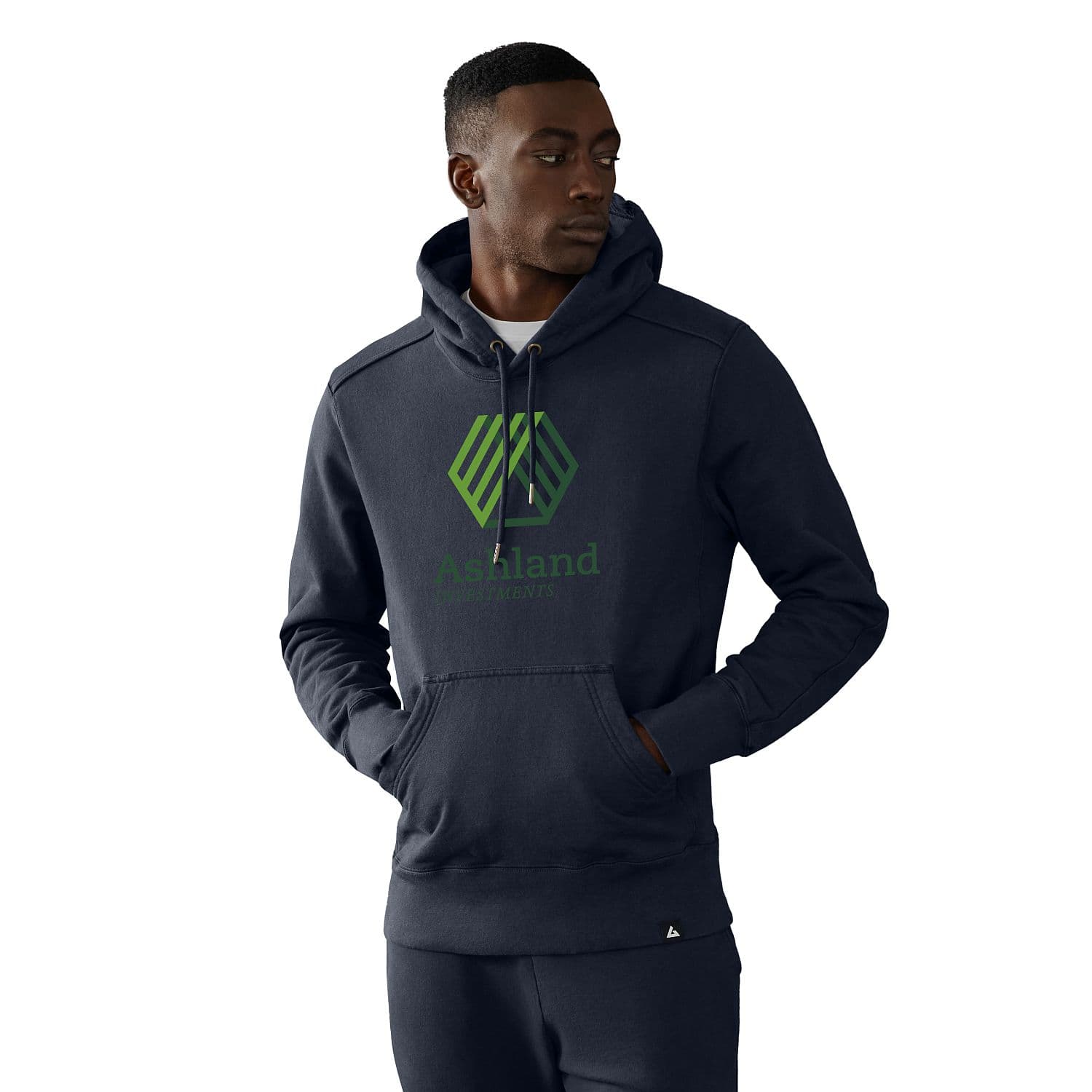 USA Made Heavy Fleece Comfort Hoodie-Men's - Main product view 1