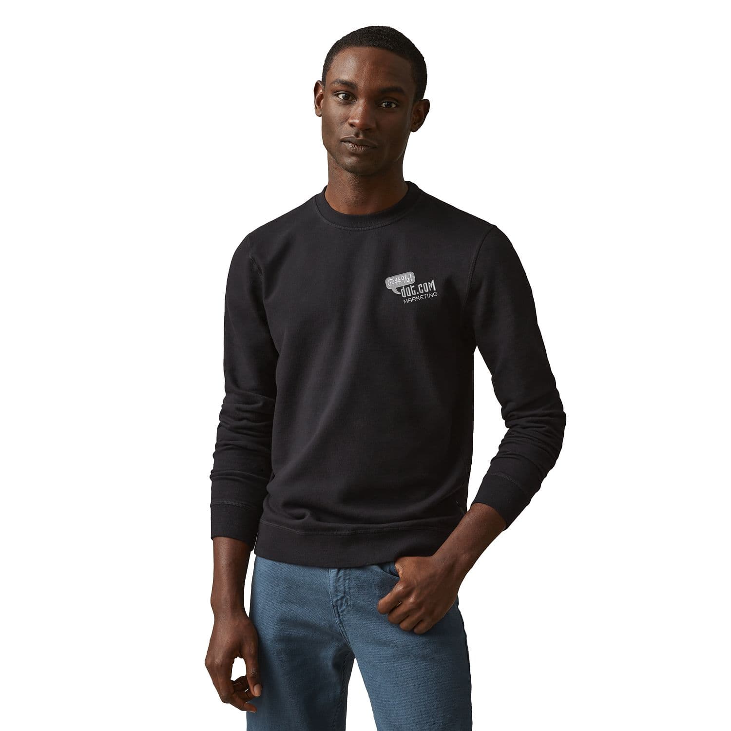 USA Made Easy Crew Sweatshirt-Men's - Main product view 1