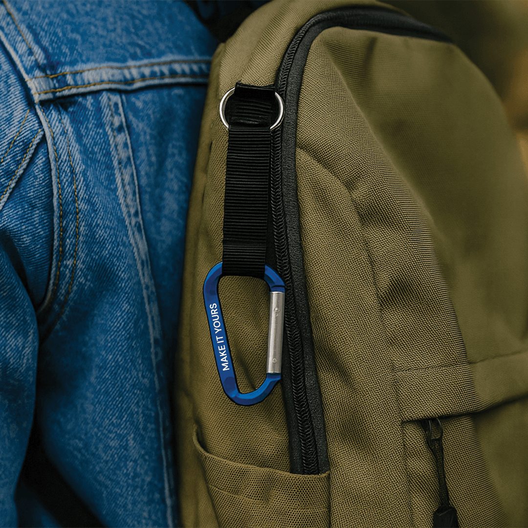 Large Aluminum Carabiner with Strap - Main product view 1