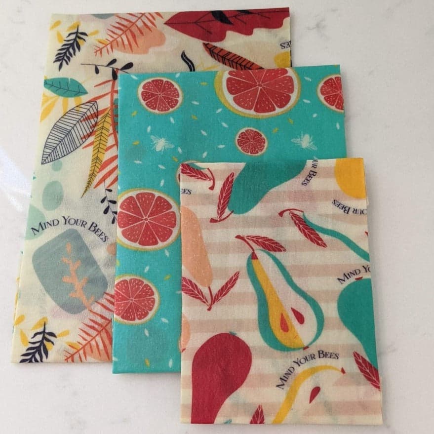 The Mini Set - 2 Piece Beeswax Wrap Set with Pre-Designed Print - Main product view 1