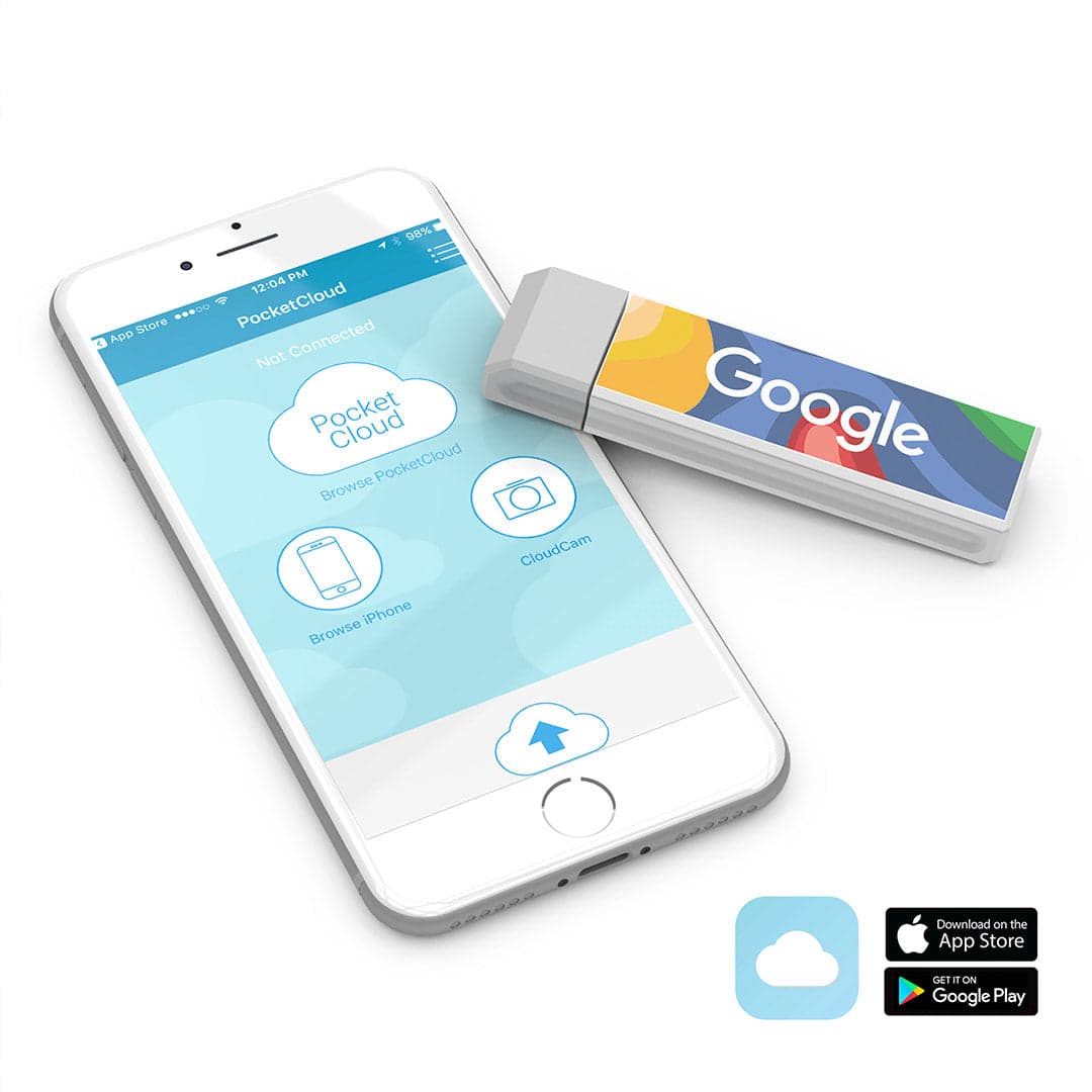 Portable Cloud USB Storage Drive with App Made in Canada - Main product view 1
