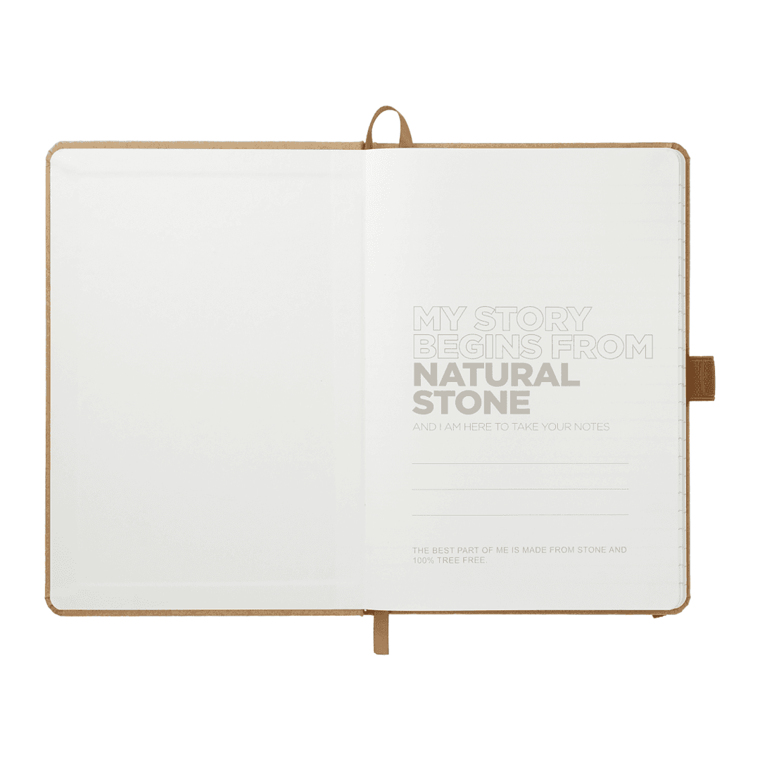 Jamie Washable Kraft Stone Bound Notebook 5.5 x 8.5 Inch product image 3