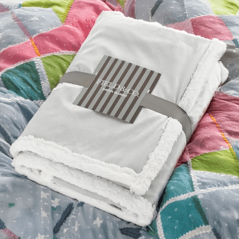 100% Recycled PET Sherpa Blanket - Main product view 1