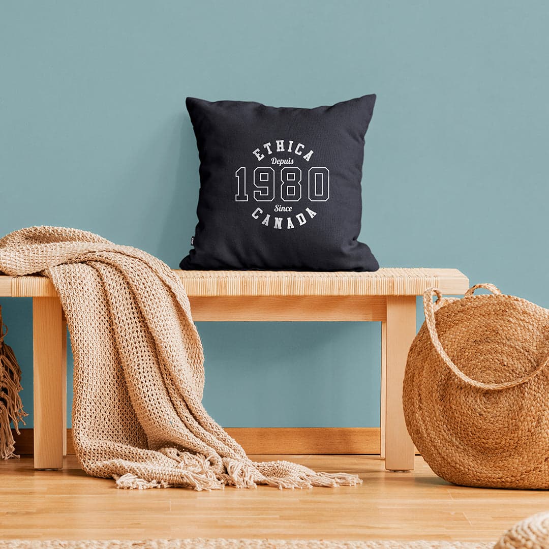 Hus Organic Cotton Recycled Poly Square Cushion - Main product view 1