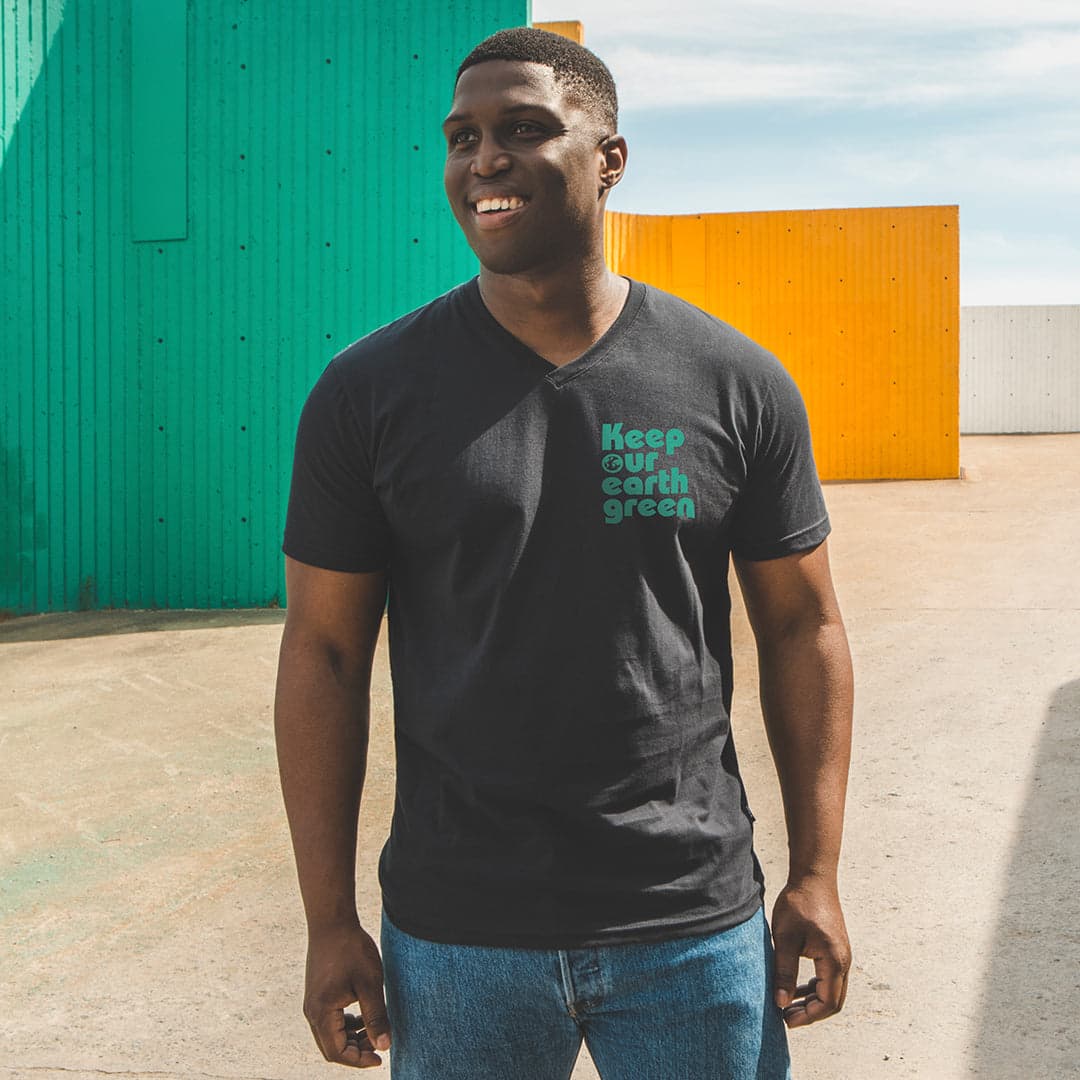 Nyack Organic Cotton Recycled Poly V-Neck T-Shirt-Unisex product image 25