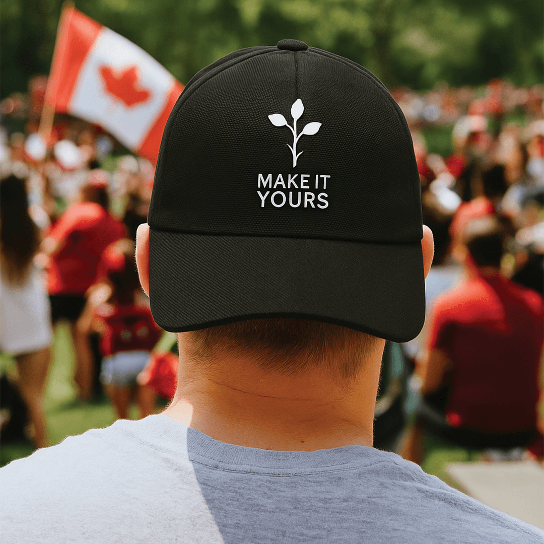 Made in Canada Canvas Baseball Cap-Unisex - Main product view 1