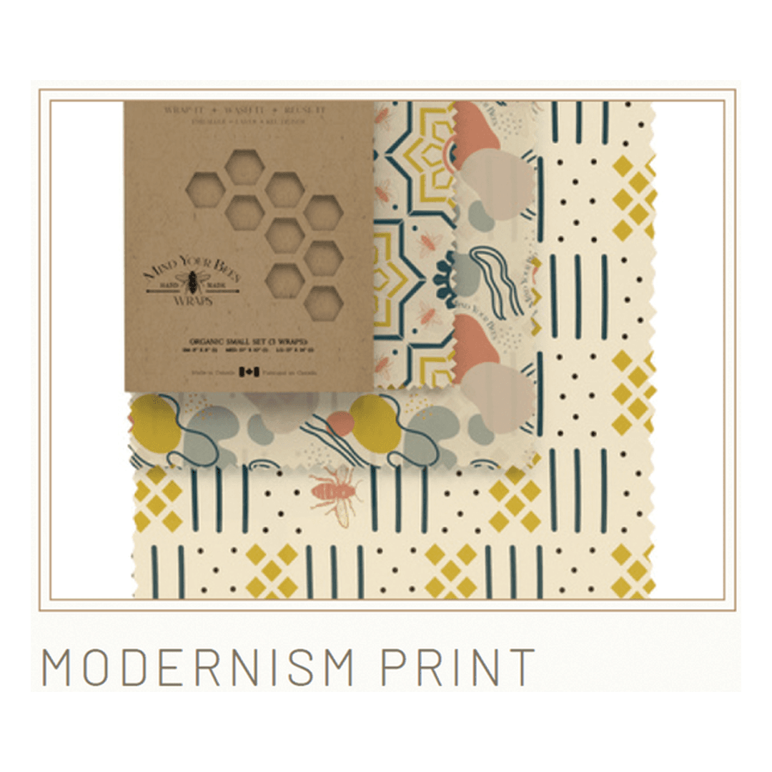 The Mini Set - 2 Piece Beeswax Wrap Set with Custom Designed Print product image 7