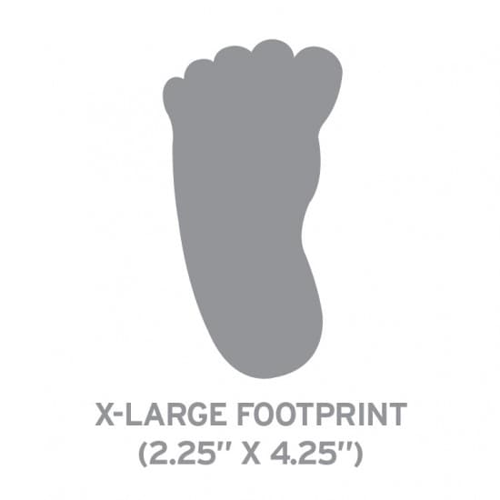 Extra Large Seed Paper Shape 2 Sided Imprint - Footprint - Main product view 1