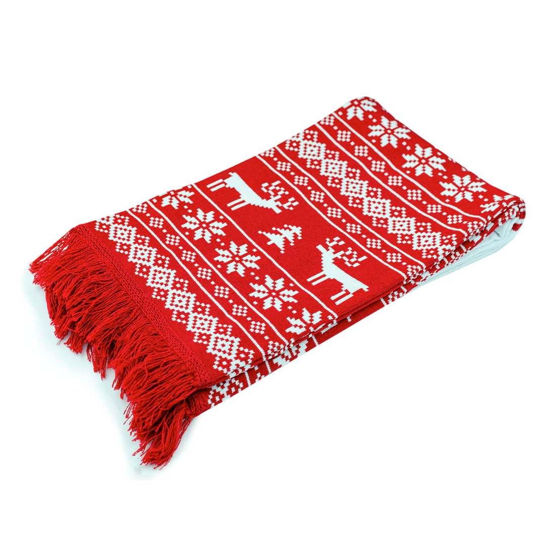 Full Custom Knitted Scarf Upcycled Cotton Blend-Unisex product image 6