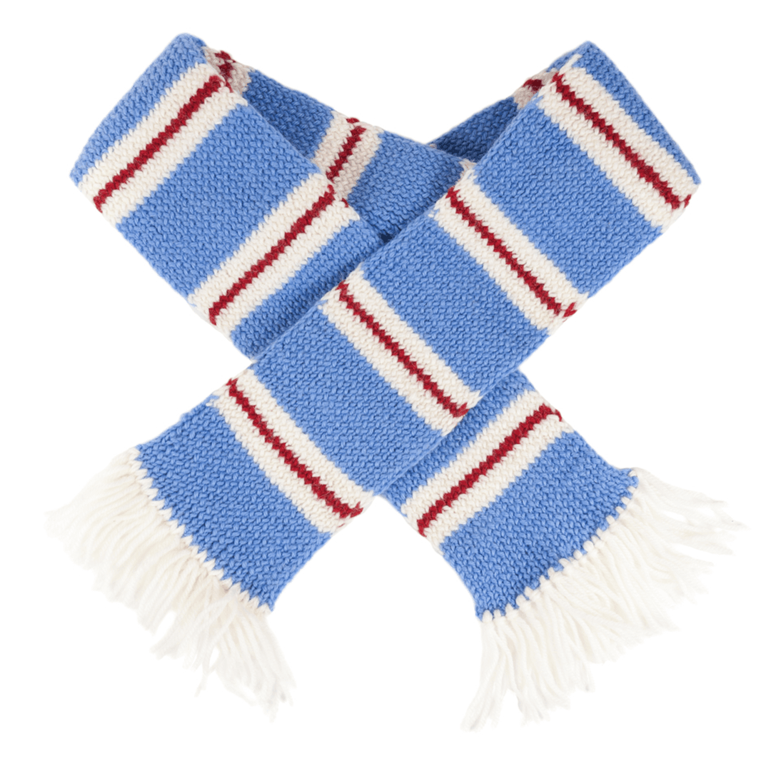 Full Custom Knitted Scarf Upcycled Cotton Blend-Unisex - Main product view 1