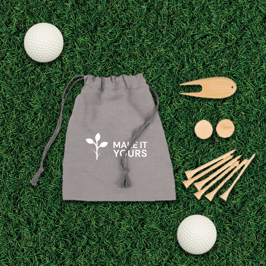Recycled Pouch Golf Tee Set - Main product view 1