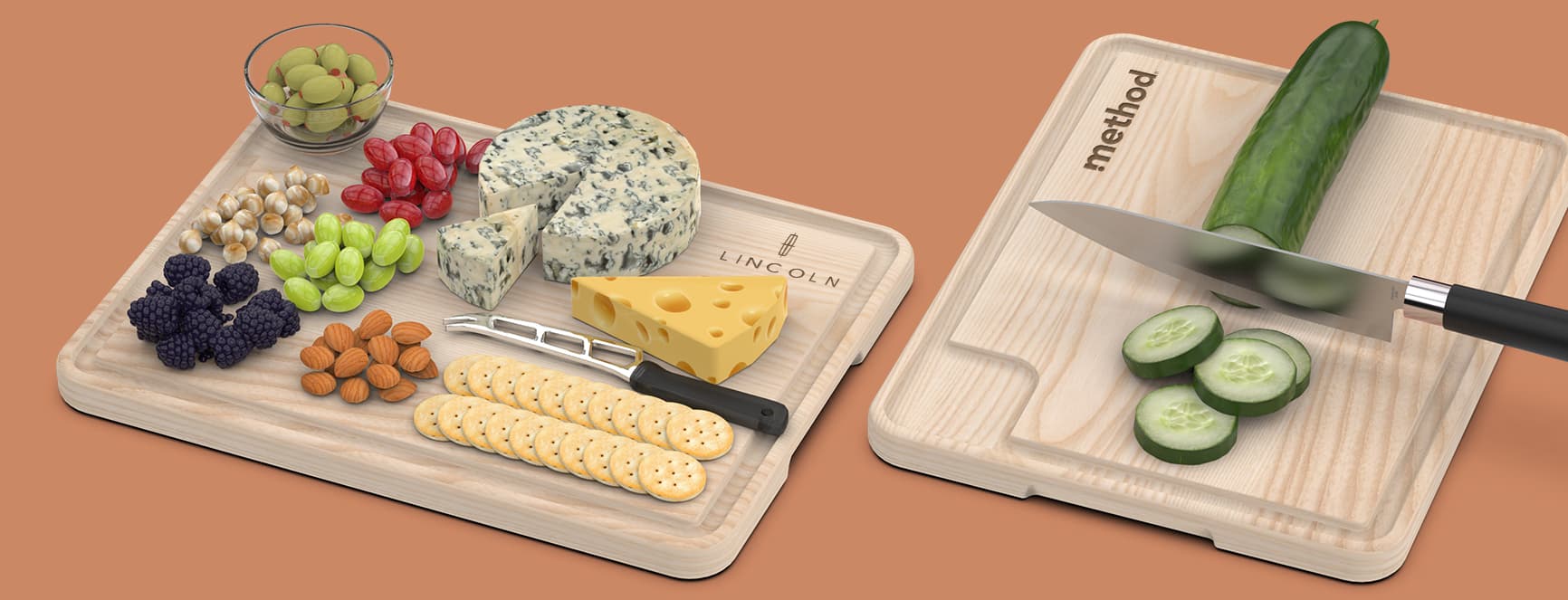 Made in Canada Maple Cutting Board Tray product image 1