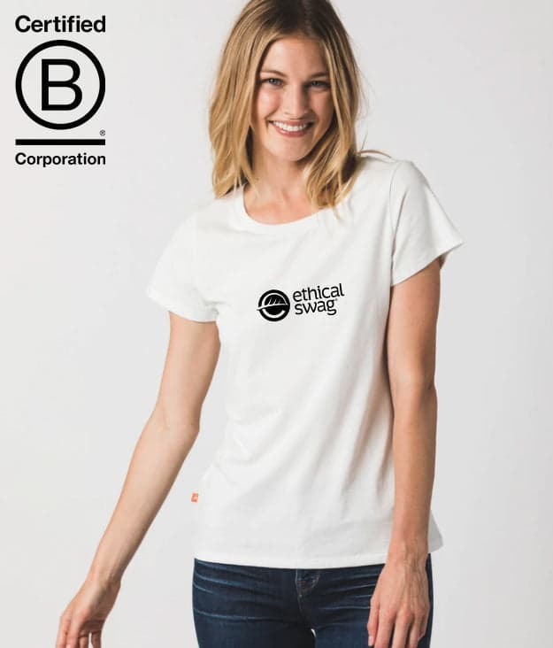 Crew Neck T-Shirt Fair Trade Organic Cotton-Women's - Main product view 1