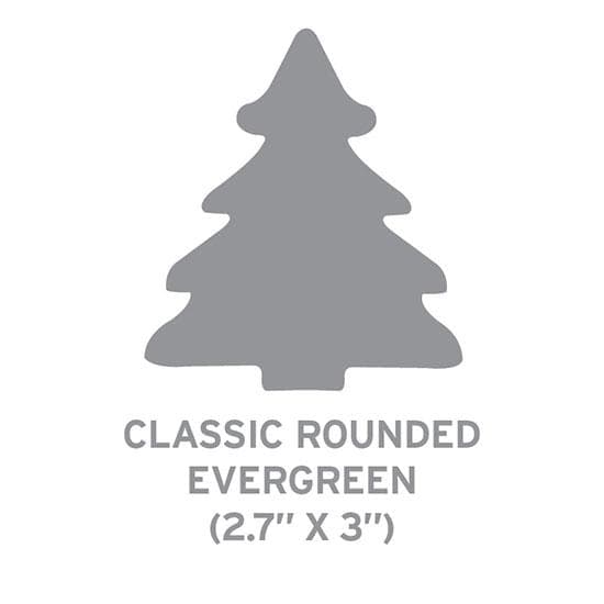 Large Seed Paper Shapes - Classic Rounded Evergreen Tree - Main product view 1
