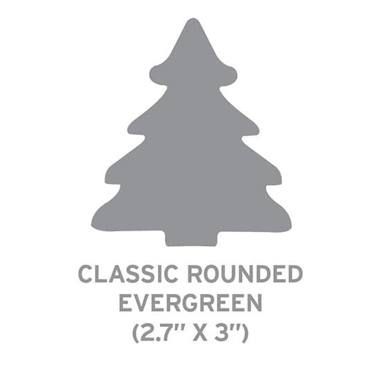 Large Seed Paper Shapes - Classic Rounded Evergreen Tree - Main product view 1