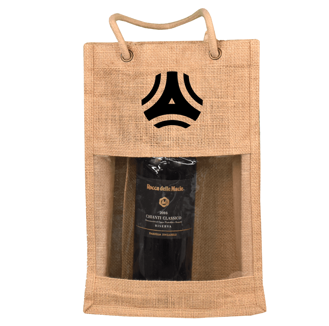Vino Jute Double Wine Bag 750ml - Main product view 1