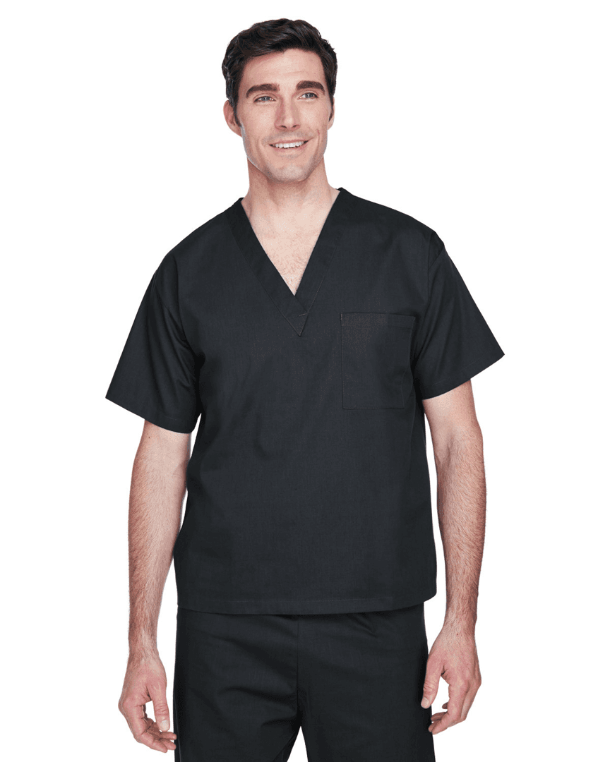 Dorian Adult Cotton Poly 4.9 oz. Scrub Top-Unisex - Main product view 1