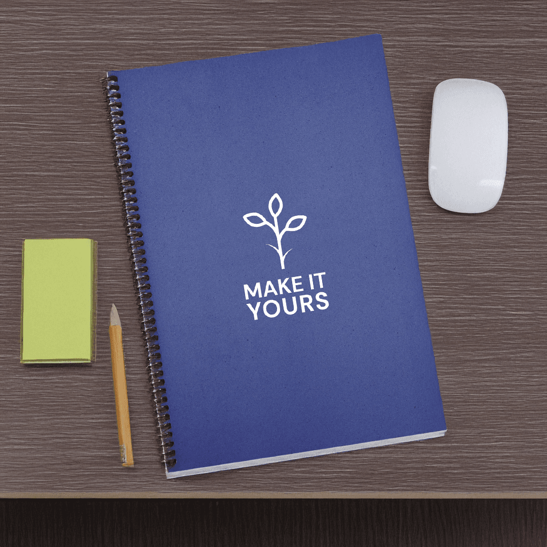 Spiral Recycled Notebook 6 x 9 Inch - Main product view 1