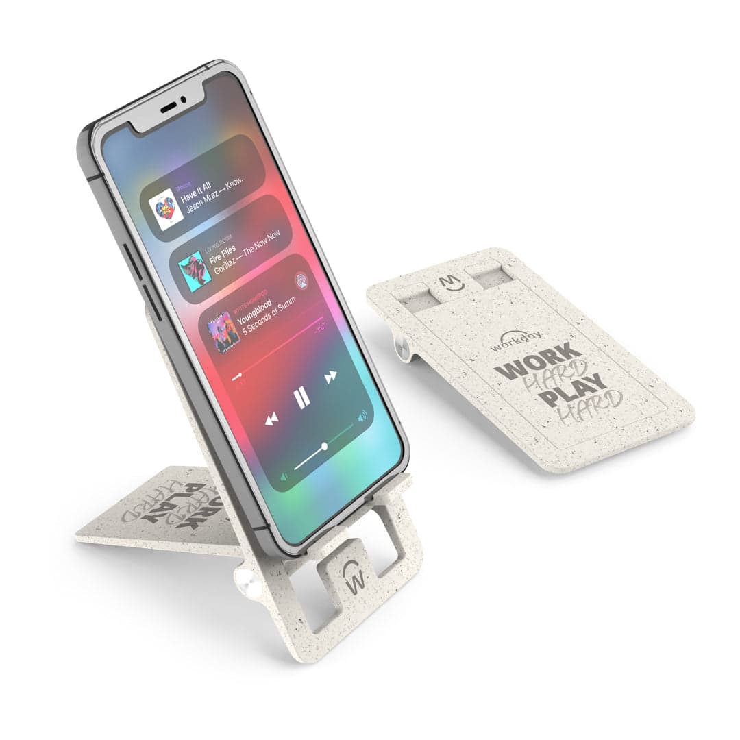 Reiner Recycled Plastic Phone Stand - Main product view 1