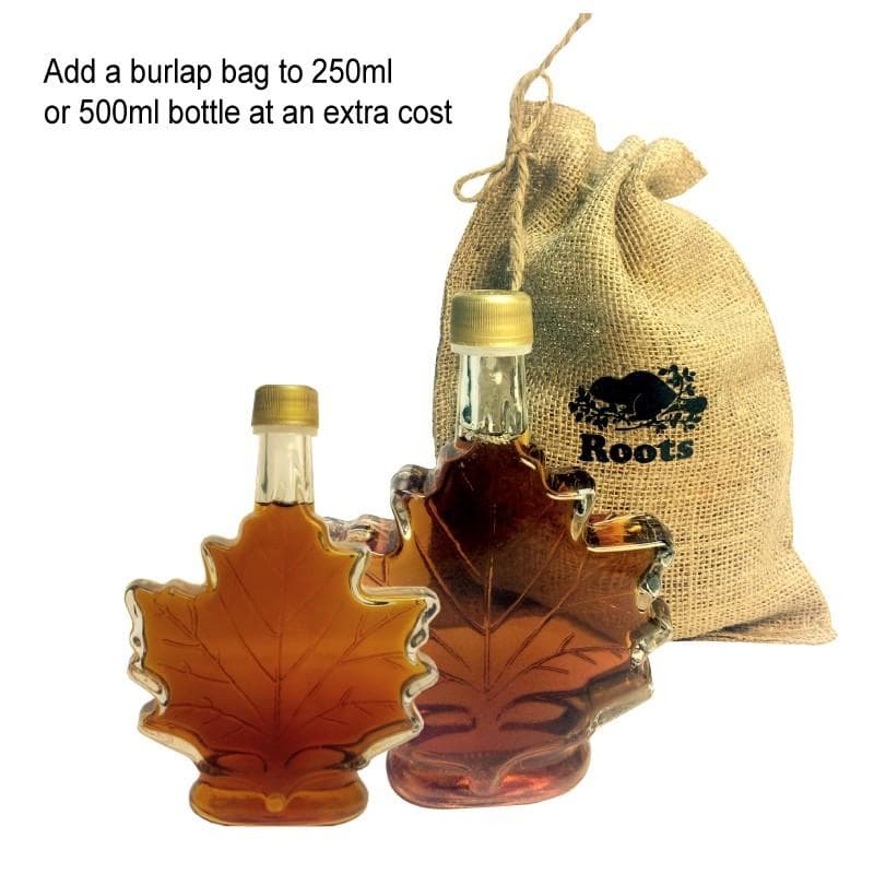 Pure Canadian Maple Syrup in Leaf Glass Bottle 250 ml product image 3