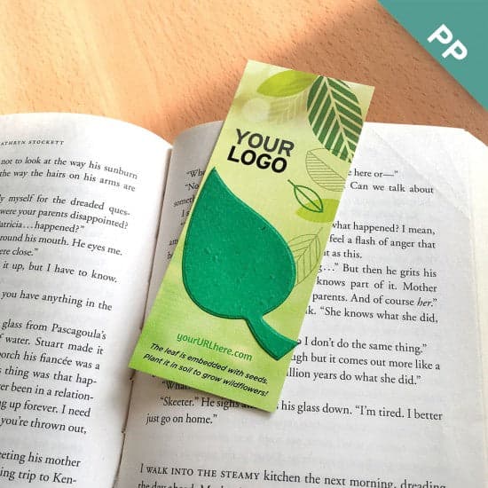 Leaf Shape Small Bookmark - Main product view 1
