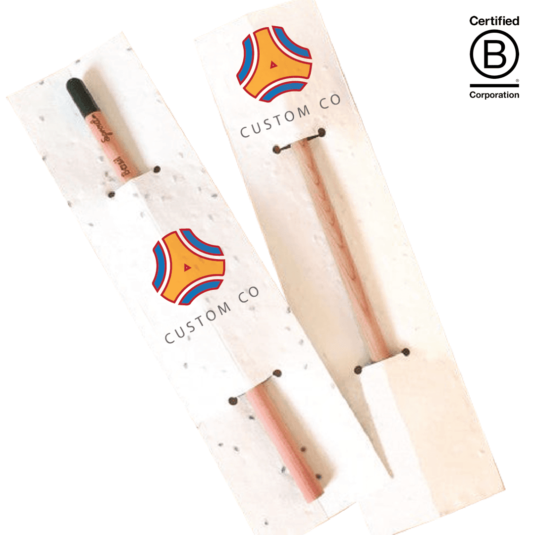 Plantable Pencil with Various Seeds and 2-Sided Seed Paper Wrap - Main product view 1