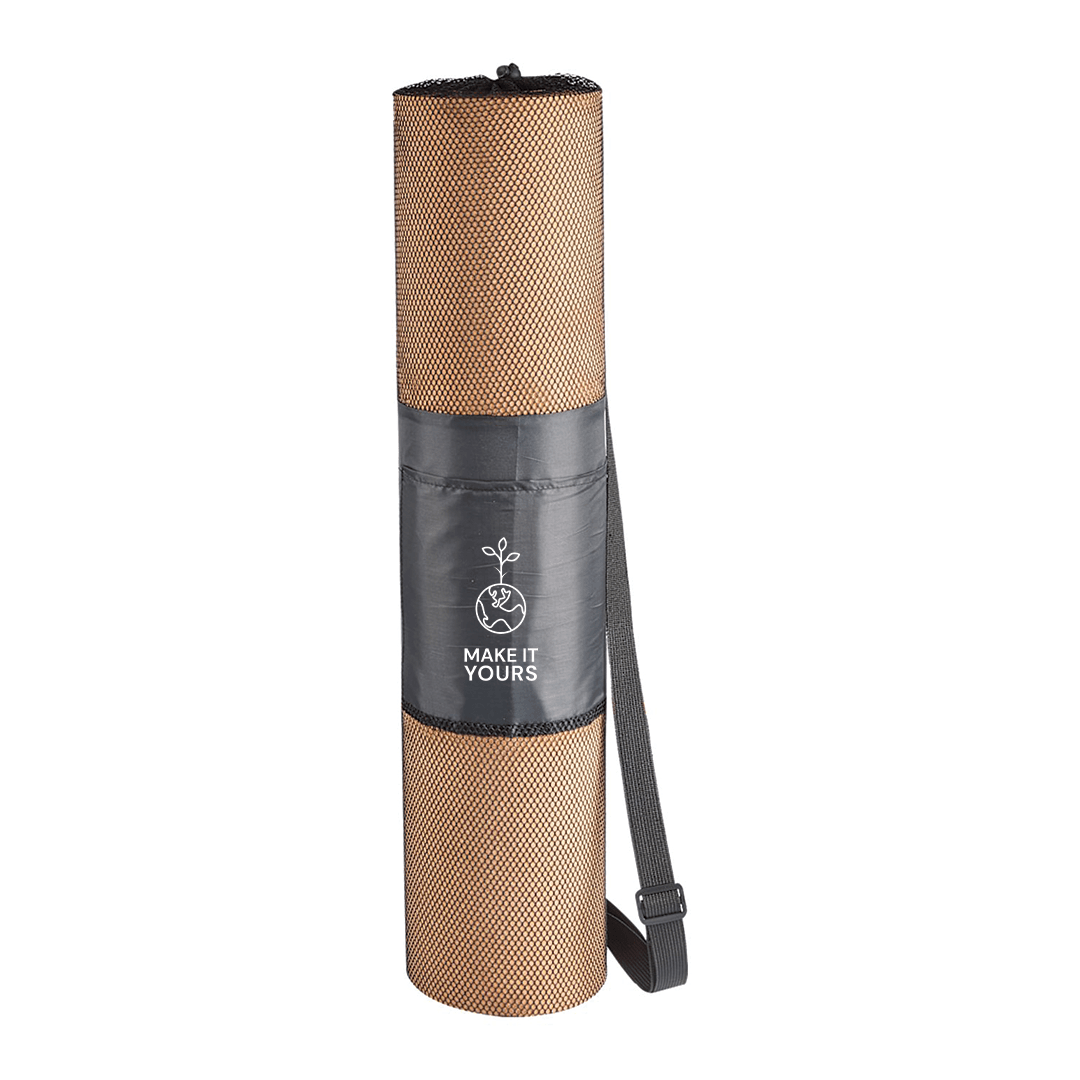 Cork Yoga Mat with Non-Slip Backing and Carrying Pouch product image 2