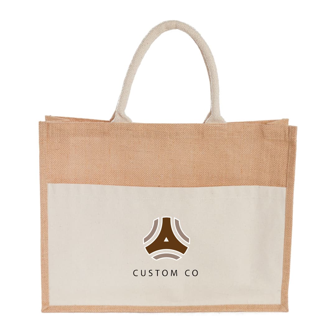 Recycled Threads Tote with Cotton Pocket product image 4