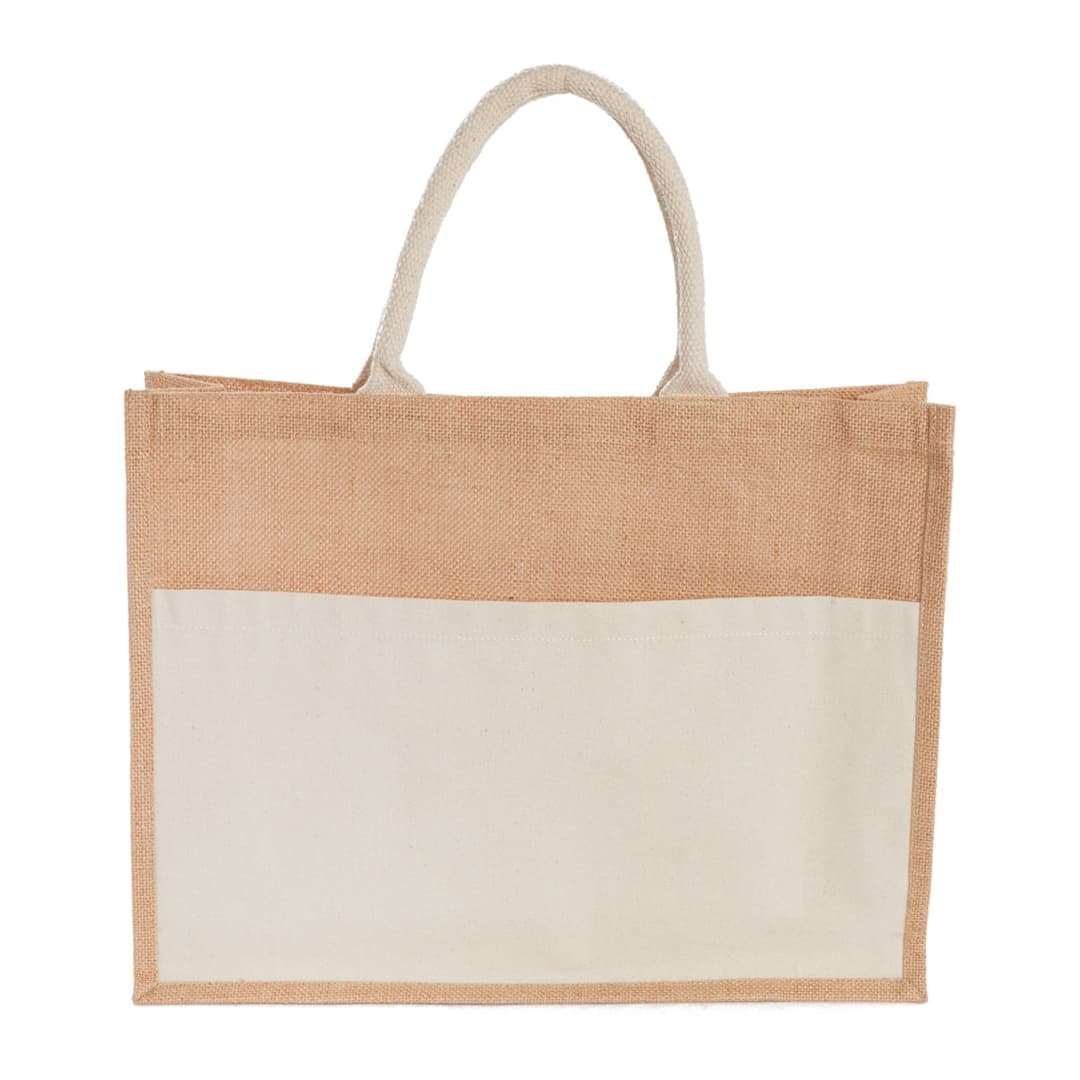 Recycled Threads Tote with Cotton Pocket product image 6