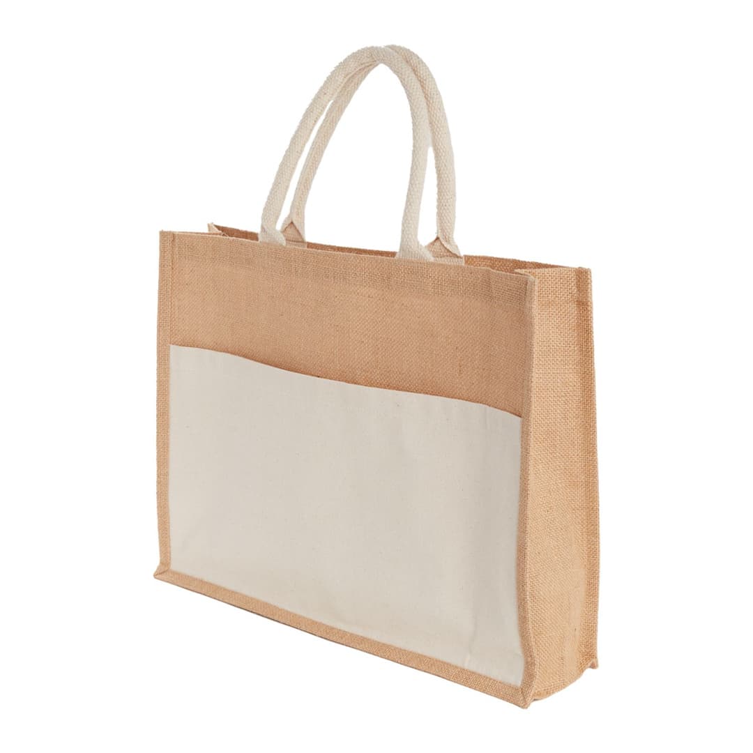 Recycled Threads Tote with Cotton Pocket product image 8