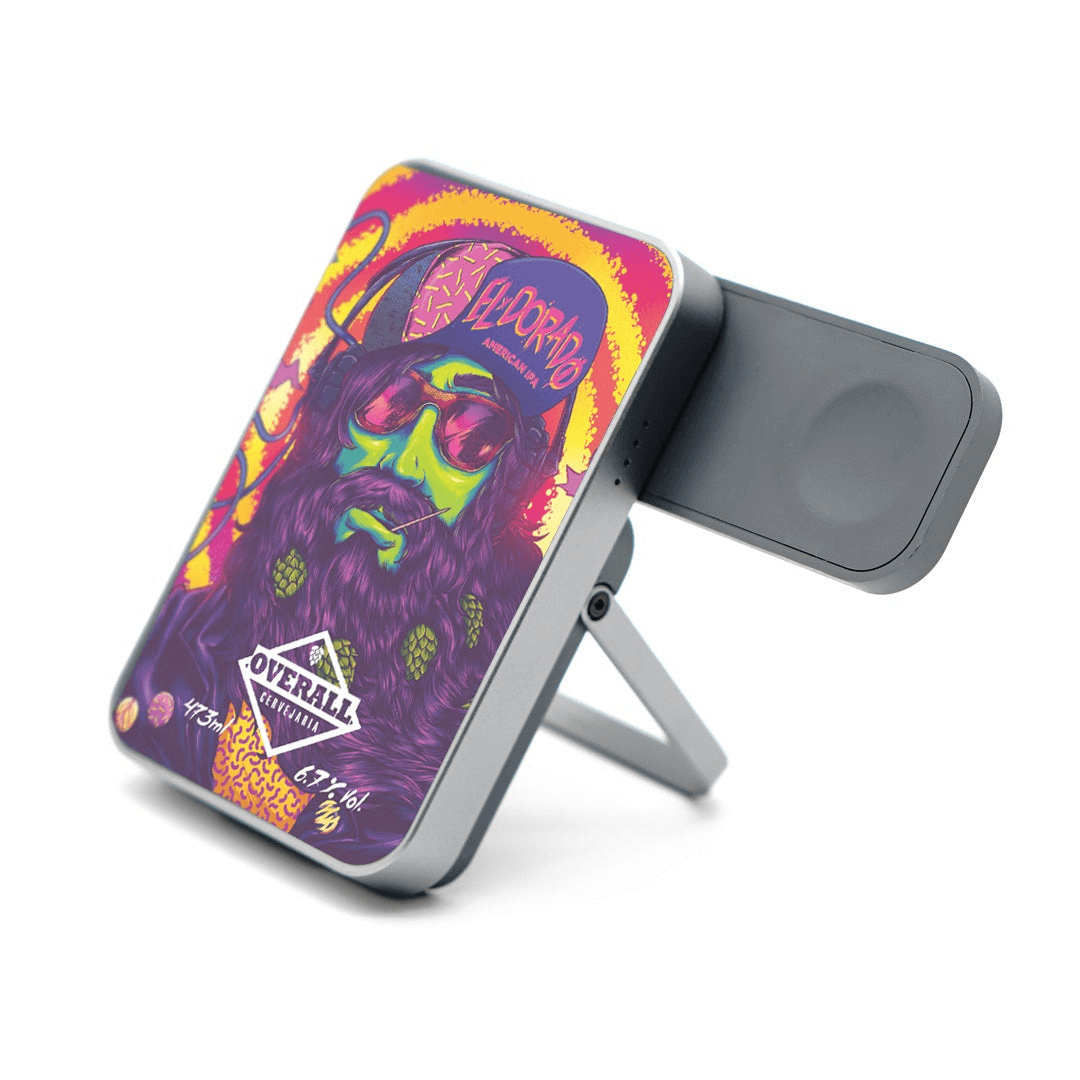 Recycled 5000mAh MagSafe & USB-C Power Bank with Apple Watch Charger product image 4