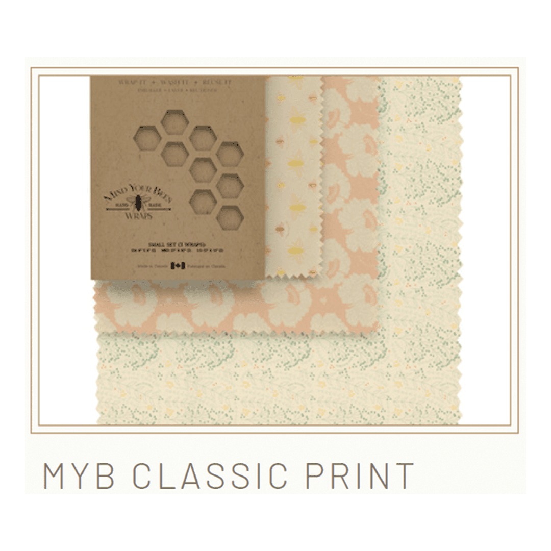 Medium Single Beeswax Wrap with Custom Designed Print product image 5