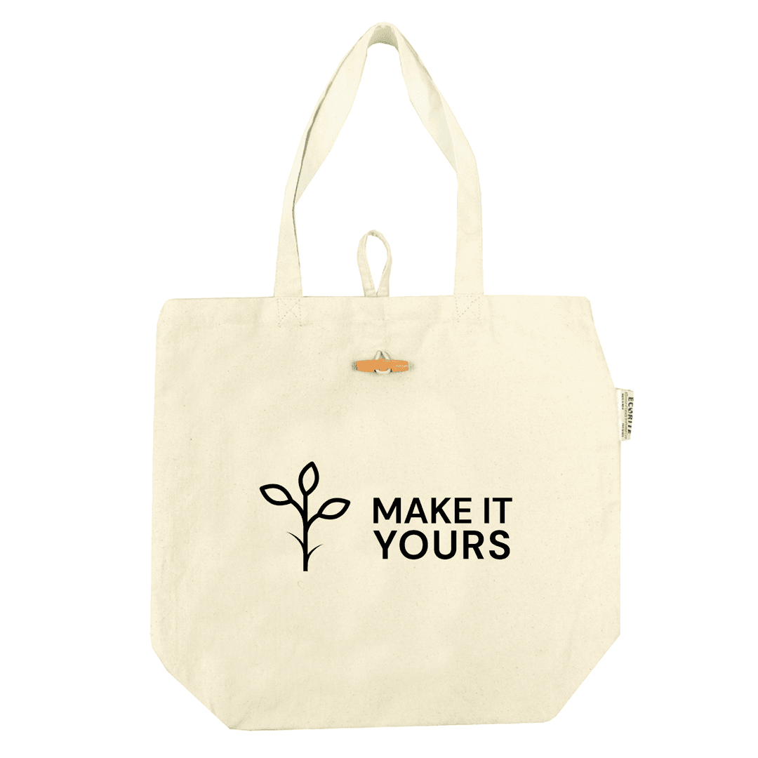 Natural Recycled Cotton Super Tote - Main product view 1