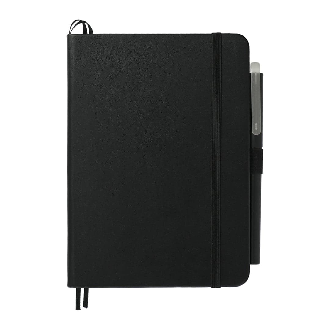 Eco-Bound Notebook with RPET Pen 5 x 7 Inch product image 2